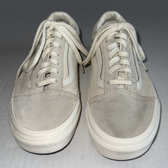 Vans Woven Check Old Skool Marshmallow Women’s Sneakers - Picture 8 of 12